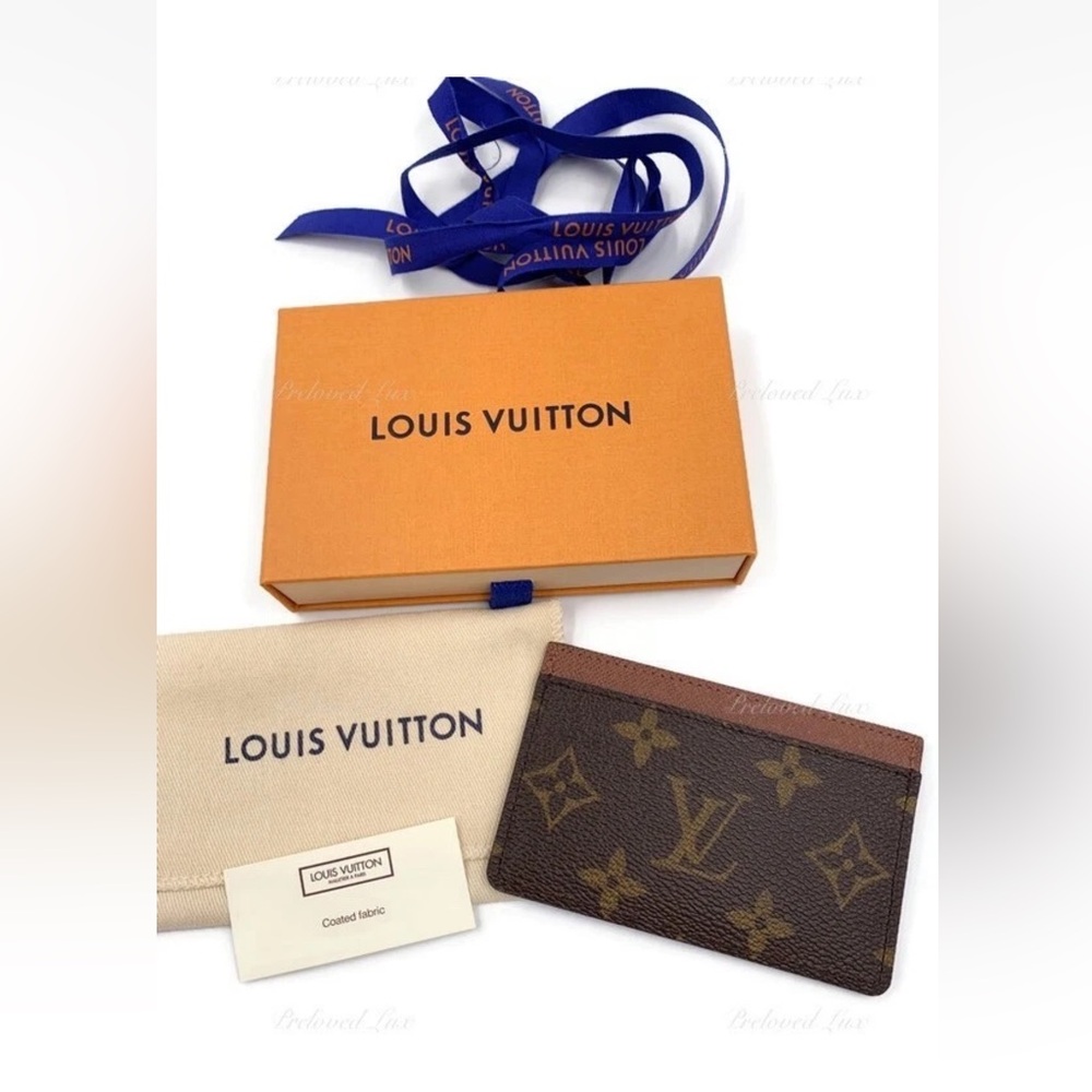 Authentic Louis Vuitton NIB Monogram Canvas Card Holder Brand New